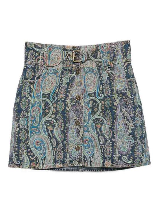 26SS 에트로 미디 스커트 WRNC0020AKH10X0804 Blue