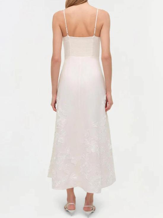 26SS 조나단 심카이 미디 원피스 1261197SWIV White - JONATHAN SIMKHAI