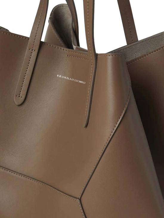 26SS 브루넬로 쿠치넬리 토트백 MBDKD2572C9357 Taupe - BRUNELLO CUCINELLI