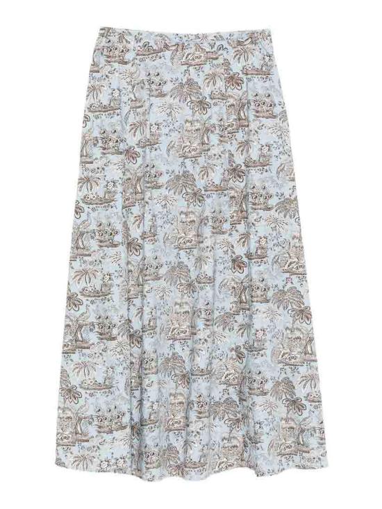 26SS 스타우드 미디 스커트 R26R6138SPSKY Light Blue - STAUD