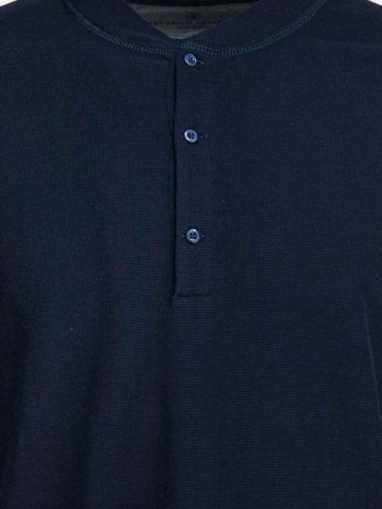 26SS 브루넬로 쿠치넬리 반팔 티셔츠 MW8661365C4481 Blue - BRUNELLO CUCINELLI