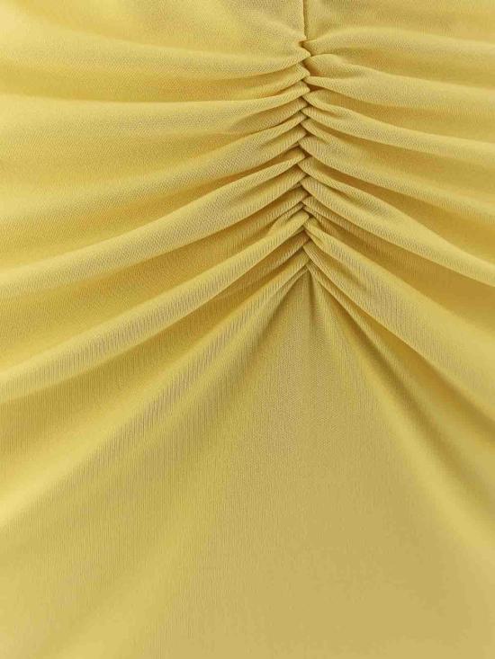 26SS 스텔라 맥카트니 미디 스커트 6A06393GU3017205 Yellow - STELLA MCCARTNEY