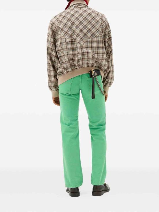 26SS 베르사체 스트레이트 팬츠 10241301A178711DB00 Green - VERSACE