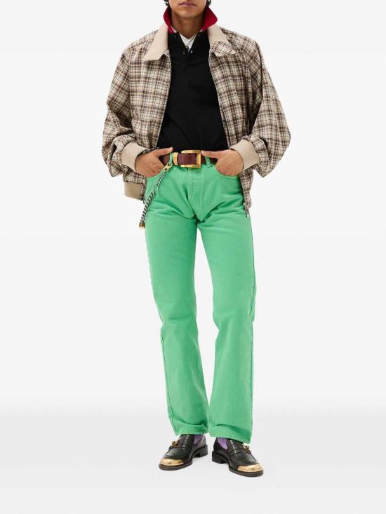 26SS 베르사체 스트레이트 팬츠 10241301A178711DB00 Green - VERSACE