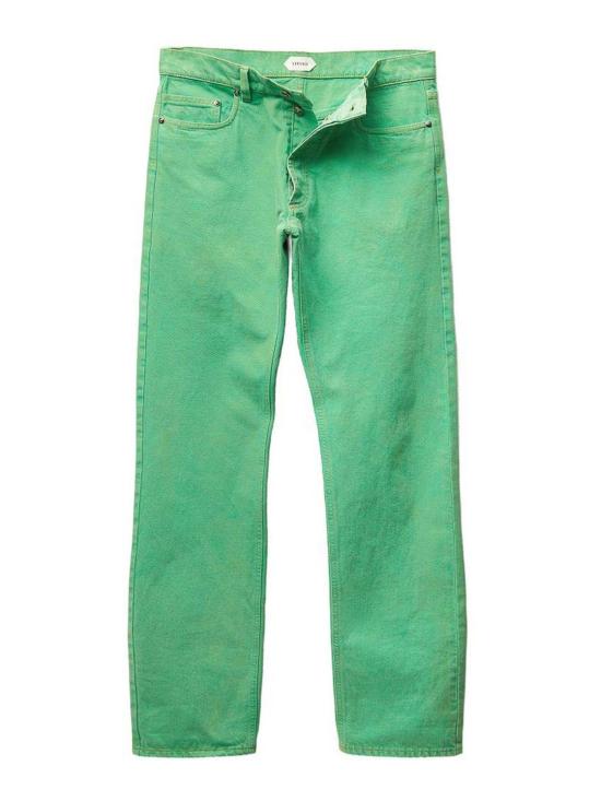 26SS 베르사체 스트레이트 팬츠 10241301A178711DB00 Green