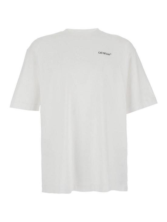 26SS 오프화이트 반팔 티셔츠 44MAA120S26J008100 White