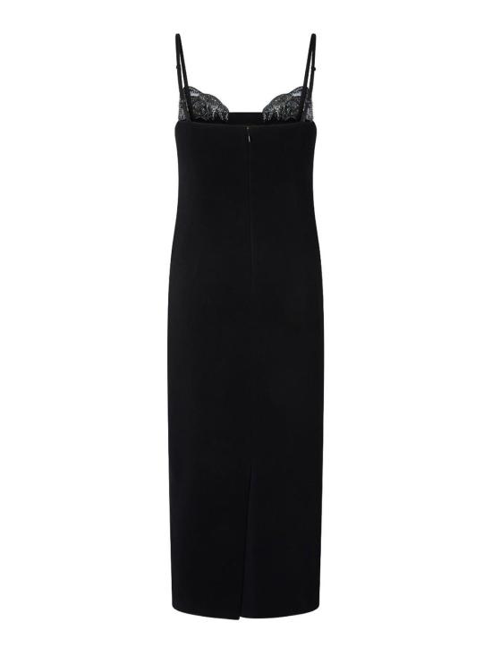 26SS 핑코 롱 원피스 106637A31PCARRUBAZ99 Black - PINKO