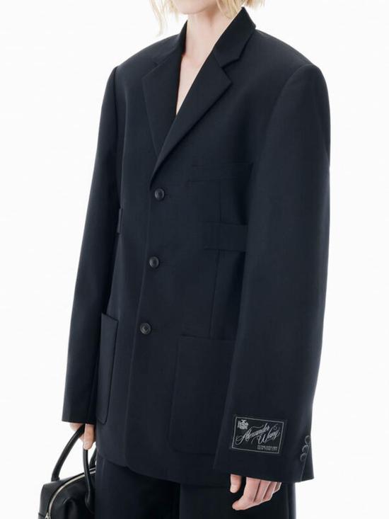 25FW 알렉산더 왕 수트 자켓 1WC4252673001 Black - ALEXANDER WANG