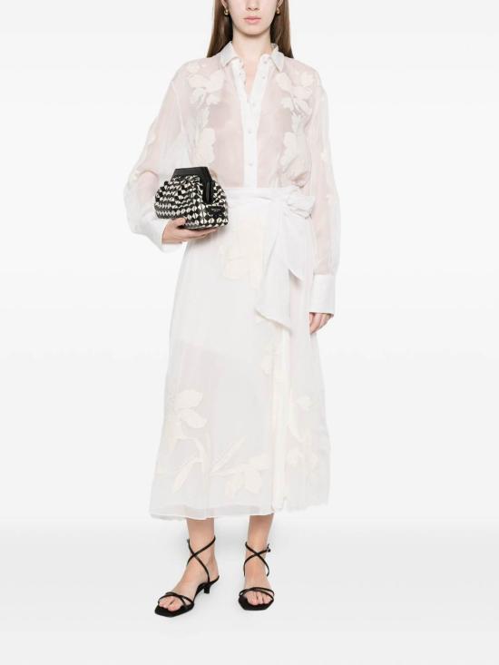 26SS 포르테포르테 블라우스 14521MYSHIRTF49A0047 White - FORTE FORTE