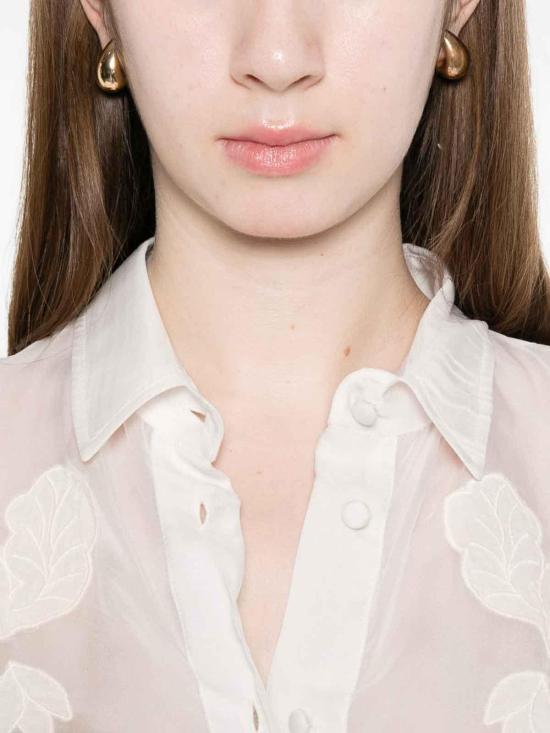 26SS 포르테포르테 블라우스 14521MYSHIRTF49A0047 White - FORTE FORTE