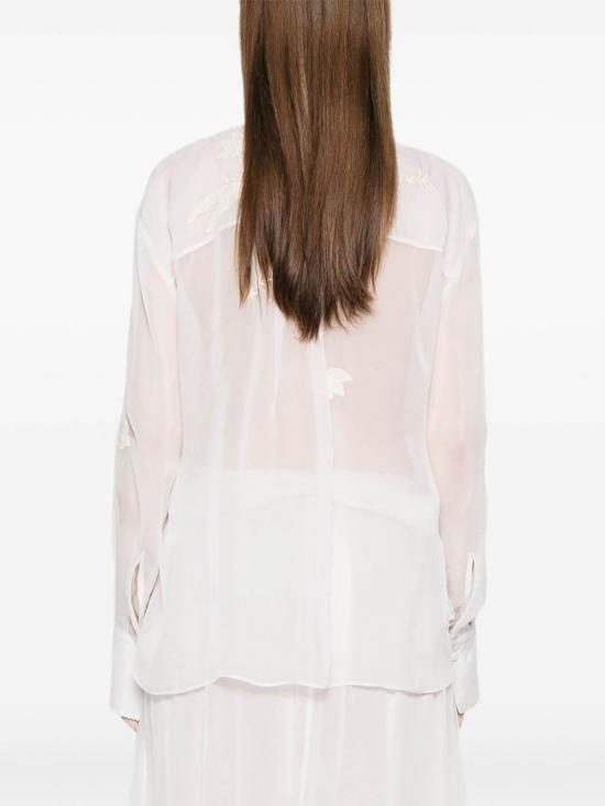 26SS 포르테포르테 블라우스 14521MYSHIRTF49A0047 White - FORTE FORTE