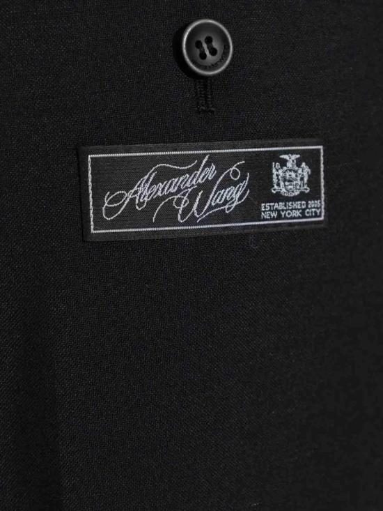 25FW 알렉산더 왕 스트레이트 팬츠 1WC4254925001 Black - ALEXANDER WANG