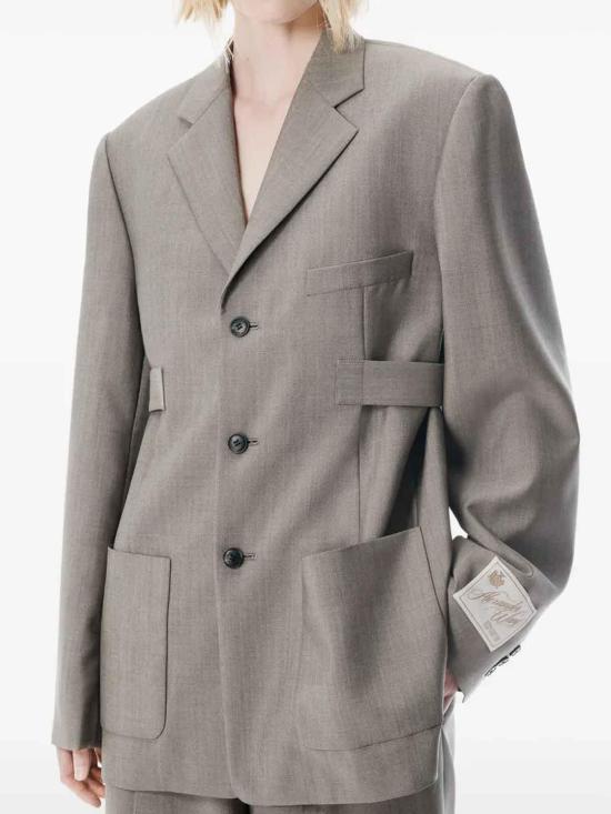 25FW 알렉산더 왕 수트 자켓 1WC4252673213A Grey - ALEXANDER WANG