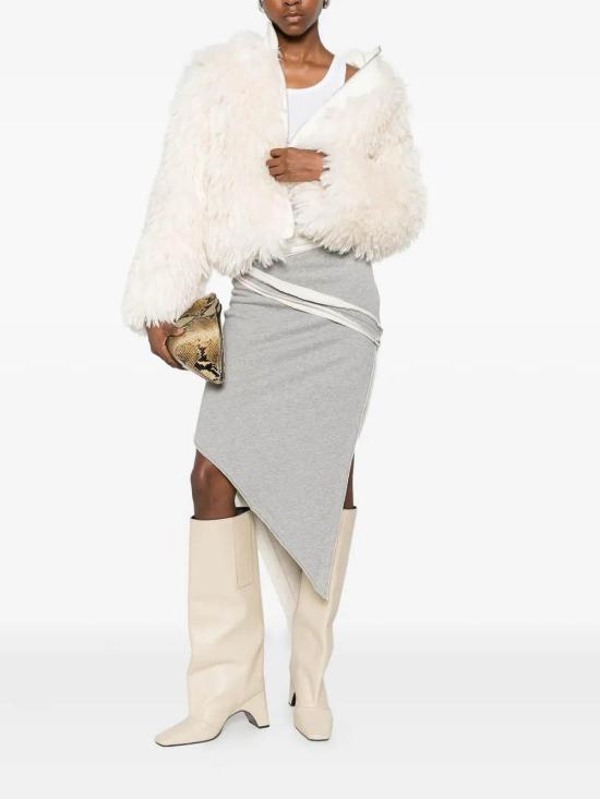 25FW 디 아티코 미디 스커트 CS0277JJF003AA183 Grey - THE ATTICO