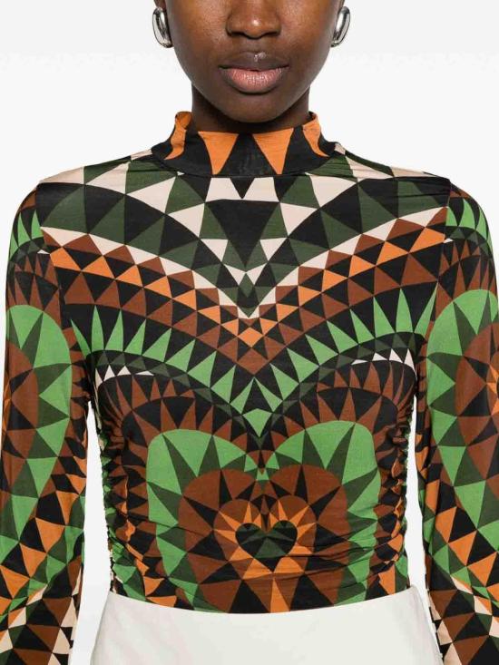 26SS 팜 리오 블라우스 35113326059 Green - FARM RIO