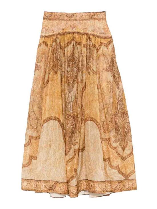 26SS 짐머만 미디 스커트 6437SRS262 Yellow