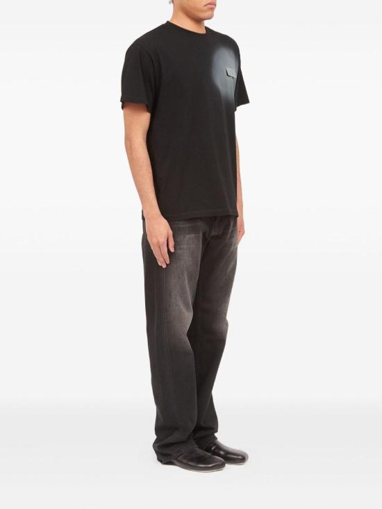 26SS MM6 메종마르지엘라 스프레이 페인트 티셔츠 SH0GC0067M20048900 Black - MM6 MAISON MARGIELA