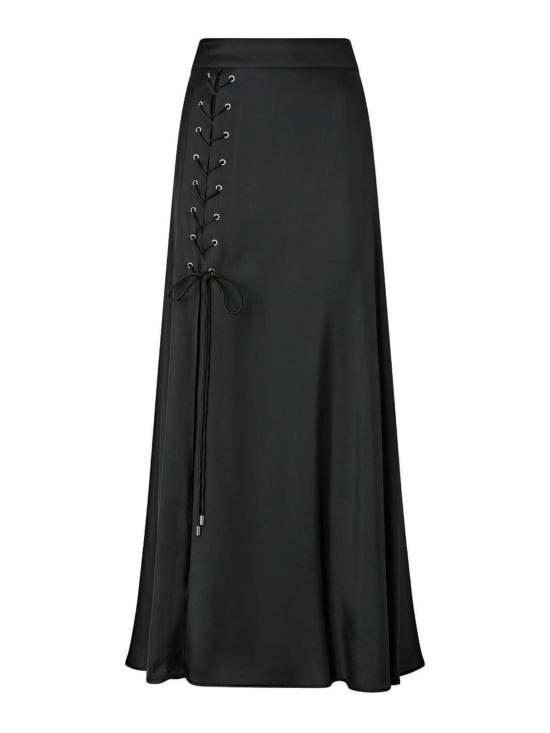 26SS 핑코 미디 스커트 106856A3AVCARRARAZ99 Black