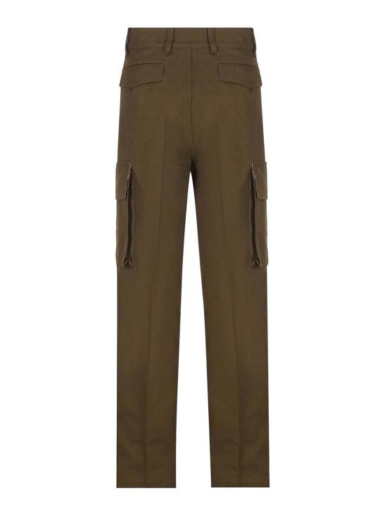 26SS 발렌티노 가라바니 스트레이트 팬츠 8V3REB90AWK365 Dark Green - VALENTINO GARAVANI