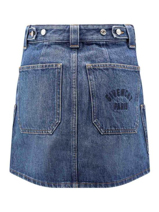 26SS 지방시 숏 원피스 BW410P517B420 Medium Wash - GIVENCHY