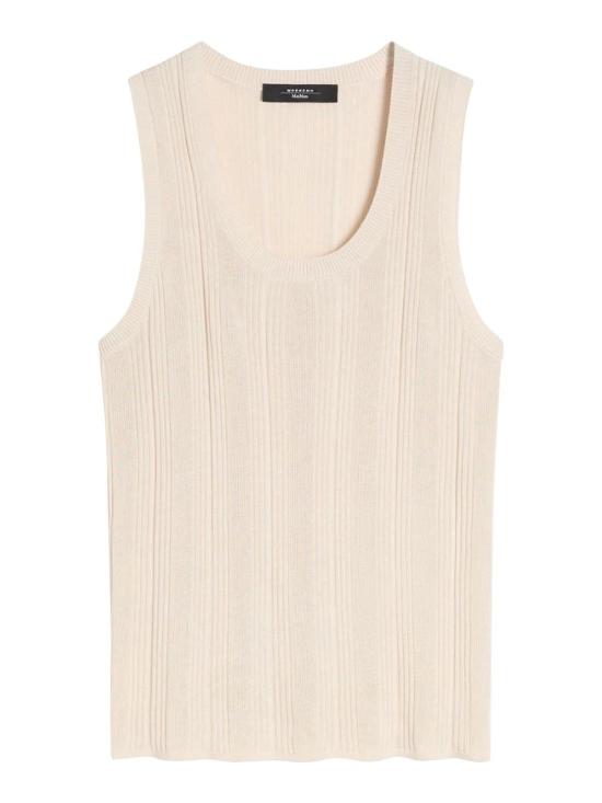 26SS 위켄드막스마라 민소매 티셔츠 2615361012600003 Nude Neutrals