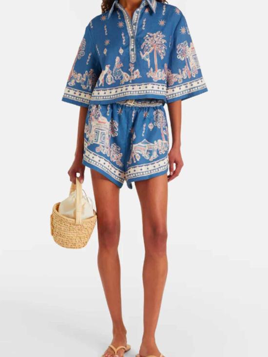 26SS 알레메 숏팬츠 6205PBL Blue - ALEMAIS