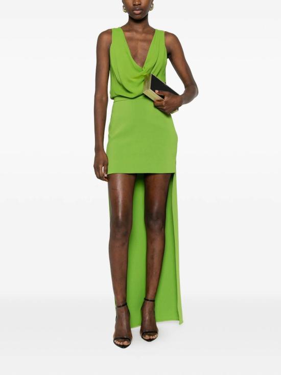 26SS 엘리자베타프랜치 미디 스커트 AB91561E2EV3 Green - ELISABETTA FRANCHI