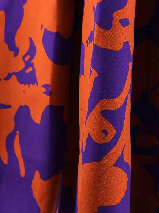 26SS 드리스 반 노튼 미디 스커트 261130889300535E15 Orange - DRIES VAN NOTEN