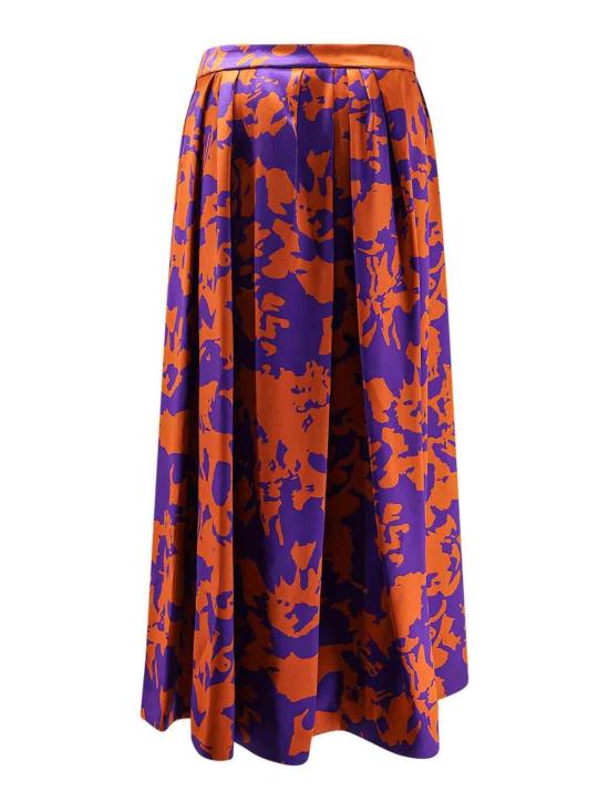 26SS 드리스 반 노튼 미디 스커트 261130889300535E15 Orange - DRIES VAN NOTEN