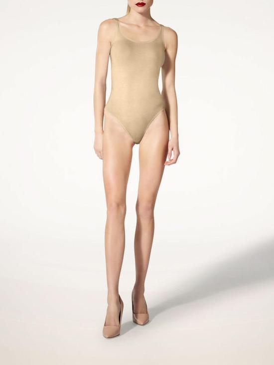 26SS 월포드 민소매 티셔츠 75086CAFE816 Light Brown - WOLFORD
