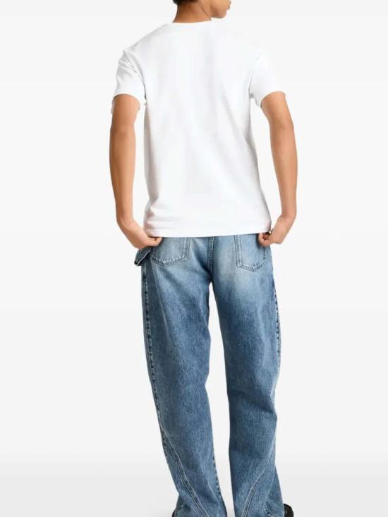 26SS JW앤더슨 반팔 티셔츠 JT0331PG1937001 White - JW ANDERSON