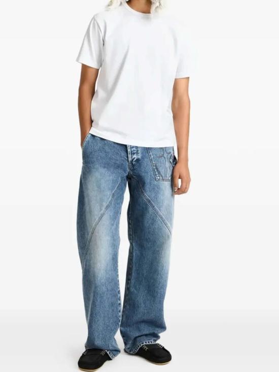 26SS JW앤더슨 반팔 티셔츠 JT0331PG1937001 White - JW ANDERSON