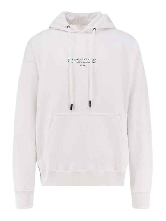 26SS 오프화이트 후드 티셔츠 44MBB085S26F009100 White