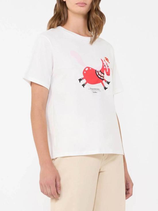 26SS 위켄드막스마라 반팔 티셔츠 2615971041600003 White - WEEKEND MAX MARA