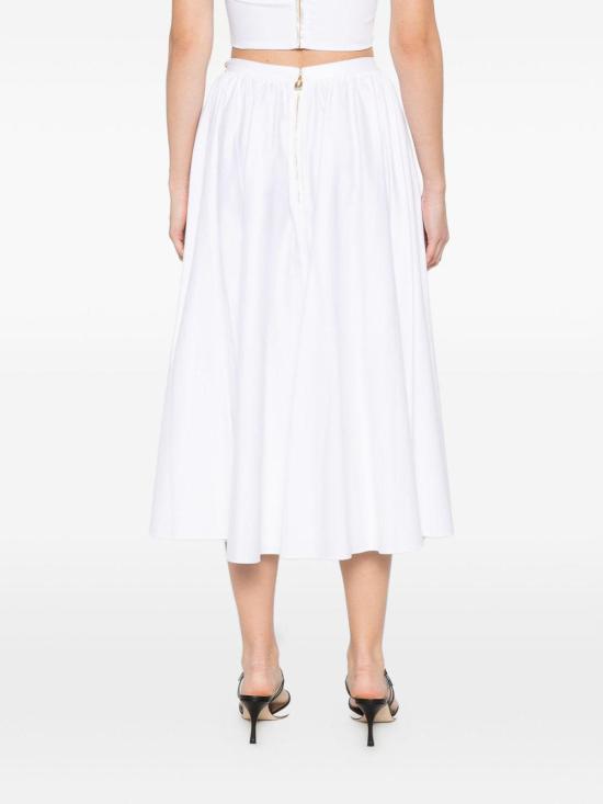 26SS 엘리자베타프랜치 미디 스커트 GO16061E2100 White - ELISABETTA FRANCHI