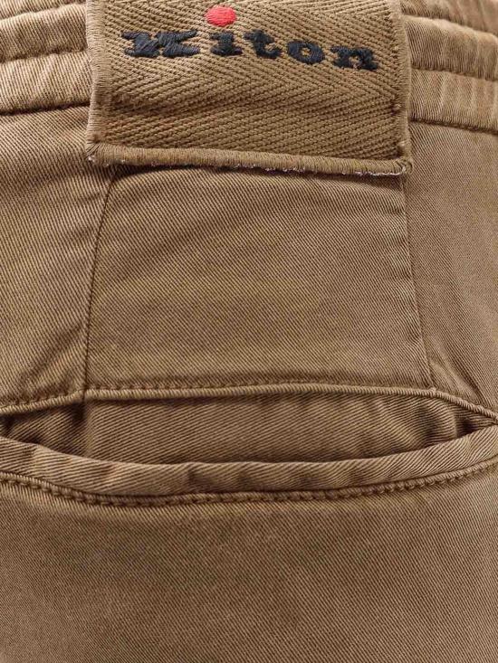 26SS 키톤 스트레이트 팬츠 UPLACK0606H07 Brown - KITON
