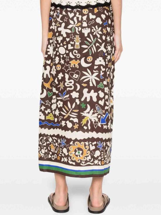 26SS 알레메 롱 스커트 6456SML Multicolour - ALEMAIS