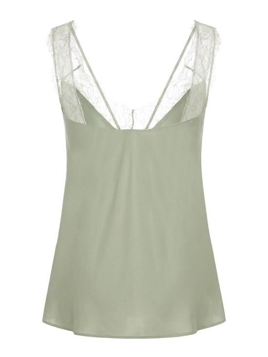 26SS 핑코 민소매 티셔츠 106623A385S86 Green - PINKO