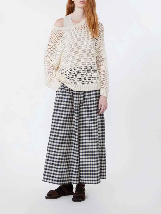 26SS 위켄드막스마라 스트레이트 팬츠 2615131172600001 Blue - WEEKEND MAX MARA