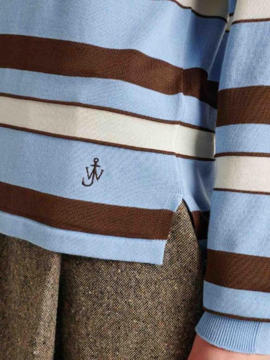 26SS JW앤더슨 폴로 티셔츠 KW1450YN0457829 Blue - JW ANDERSON