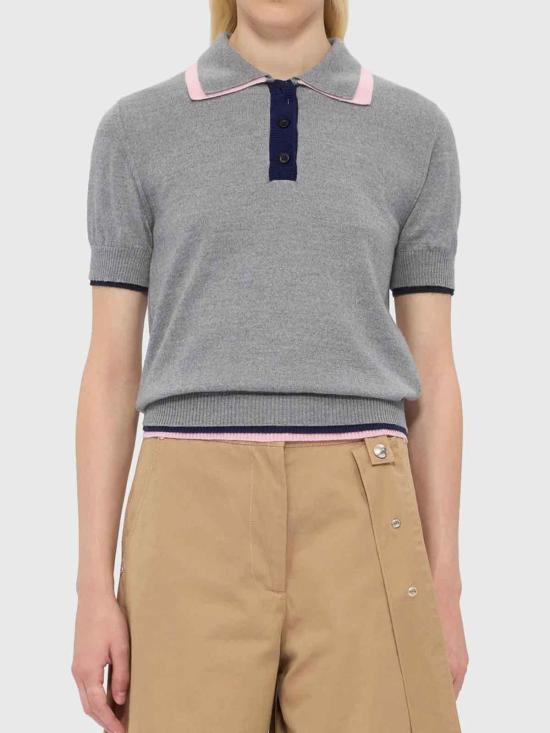 26SS 엠에스지엠 폴로 티셔츠 4041MDM19526729398 Grey - MSGM