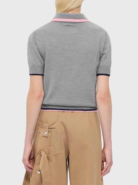 26SS 엠에스지엠 폴로 티셔츠 4041MDM19526729398 Grey - MSGM