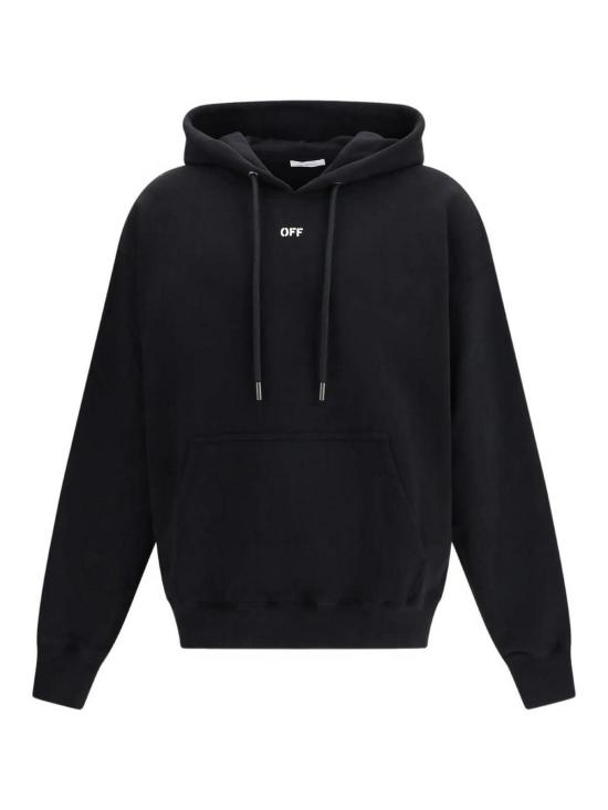 26SS 오프화이트 후드 티셔츠 44MBB085S26F00R001 Black