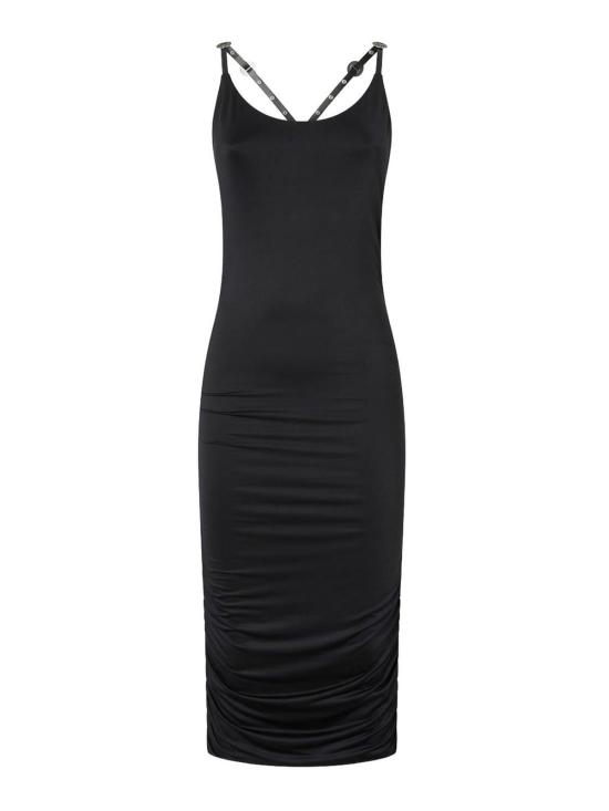 26SS 핑코 미디 스커트 106953A3C1CASSINOZ99 Black