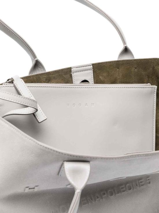 26SS 호간 토트백 KBW01TA0200UGM7D95 Grey - HOGAN