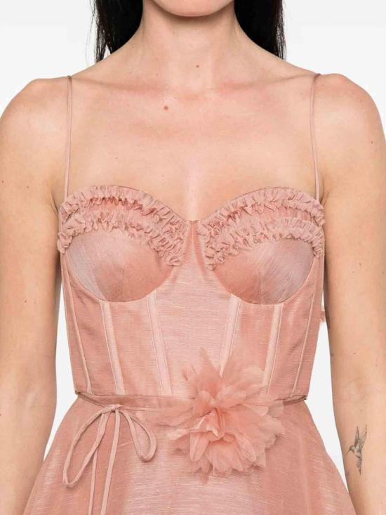 26SS 짐머만 미디 스커트 7568DS261PEO Nude Neutrals - ZIMMERMANN