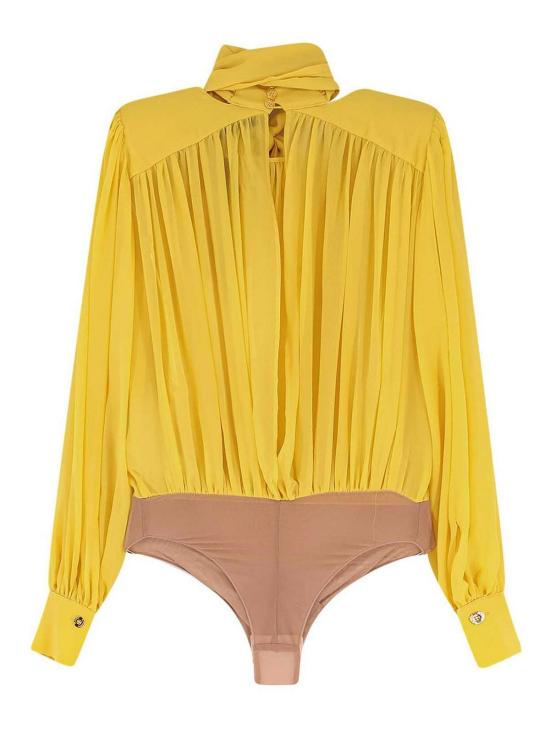 26SS 엘리자베타프랜치 민소매 티셔츠 CB00661E2EV4 Light Yellow - ELISABETTA FRANCHI