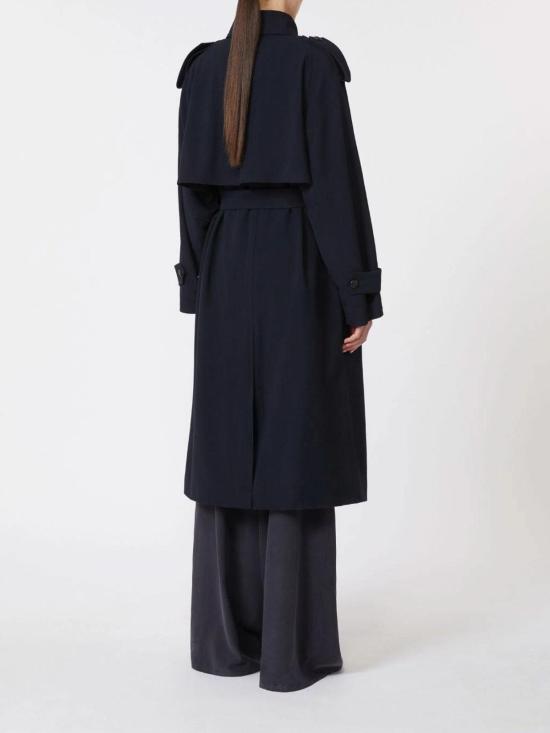 26SS 막스마라 세르토 울 더블 브레스티드 코트 2611021021600002 Blue - MAX MARA