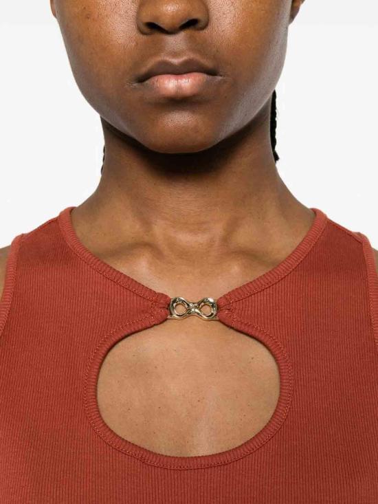 26SS 트윈셋 반팔 티셔츠 261TT228013332 Brown - TWINSET