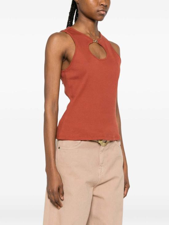 26SS 트윈셋 반팔 티셔츠 261TT228013332 Brown - TWINSET